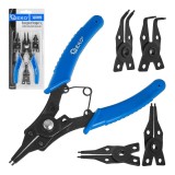 Cleste cu 4 varfuri interschimbabile, 160 mm, Geko G01687