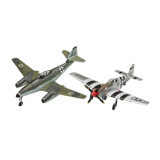 Set Figurine Kit de Asamblare Revell Combat Set Me262 &amp; P-51B Mustang