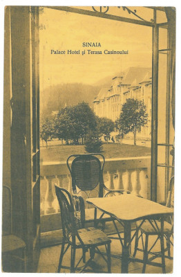 4653 - SINAIA, Prahova, Palace Hotel, Romania - old postcard - used - 1914 foto