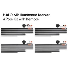 Baliza Luminoasa Fox Halo Illuminated Marker Pole Remote 4 Pole Kit Plus Telecomanda foto