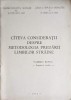 CATEVA CONSIDERATII DESPRE METODOLOGIA PREDARII LIMBILOR STRAINE-VALERIU BENTA-247714