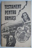 Testament pentru urmasi &ndash; Pantelimon Halipa, Anatolie Moraru