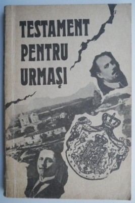 Testament pentru urmasi &amp;ndash; Pantelimon Halipa, Anatolie Moraru foto