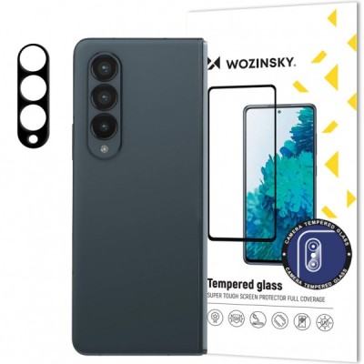 Folie de protectie Camera spate WZK pentru Samsung Galaxy Z Fold4 F936, Sticla Securizata, Neagra foto