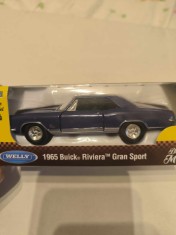 Machete Welly -Old Timer - 1965 Buick Riviera Gran Sport, scara 1:43 - 11cm