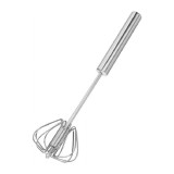 Mixer manual de bucatarie pentru oua, frisca si aluat, maner din otel inoxidabil, 27x7 cm, Flippy