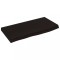 Blat de baie, maro inchis, 60x30x(2-4) cm, lemn masiv tratat