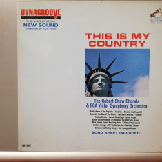 This Is My Country RCA Victor Symphony – Hymns (1963/RCA/USA) - VINIL/NM+
