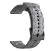 Curea din silicon compatibila cu Vostok Amphibia, Telescoape QR, 22mm, Pewter Gray