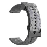 Cumpara ieftin Curea din silicon compatibila cu Fossil Q Grant, Telescoape QR, 22mm, Pewter Gray