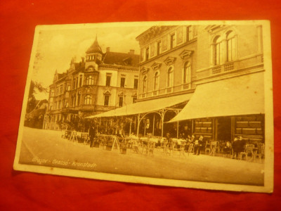 Ilustrata Brasov -Prefectura si Cafeneaua Transilvania , interbelica foto