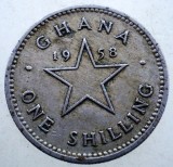 1.657 GHANA KWAME NKRUMAH 1 ONE SHILLING 1958