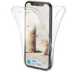 Cumpara ieftin Husa iPhone XR, 360&deg; Full TPU Fata+Spate, Silicon Transparent