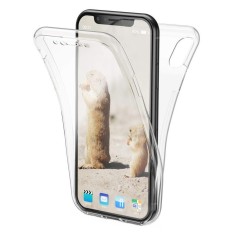 Husa Full TPU 360&deg; (fata + spate) pentru iPhone XR, Transparent