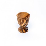 Pahar pentru ou din lemn de măslin