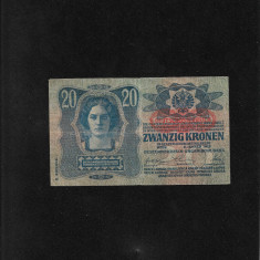 Austro Ungaria 20 kronen 1913 supratipar seria652920