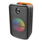 Boxa portabila karaoke, microfon wireless, bluetooth, 50W, Bass, lumini LED