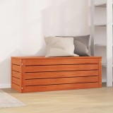 vidaXL Cutie de depozitare cu ușă Maroniu cerat 109 x 36,5 x 33 cm 865371