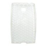 Husa silicon transparenta (tip fagure) pentru LG Optimus L3 E400