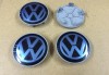 Capace Janta Volkswagen 69mm/65mm Negru/Argintiu - Set 4 Bucati