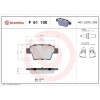 Placute frana Peugeot 207 (Wa Wc) 02.06-12.15, 207 Sw Box / Estate (Wk) 08.07-12.12, 307 (3a/C) 08.00-12.12, Spate, BREMBO