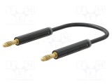 Cablu de măsurare ST&Auml;UBLI 0,5m 60V DC 30V AC 19A neizolat negru