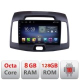 Navigatie HHyundai Elantra 2009 F-2009 Octa Core cu Android Radio Bluetooth Internet GPS WIFI DSP 8+128GB 4G CarStore Technology