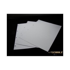 Schulz / Marcia &ndash; foi intermediare albe &ndash; separatoare, 202x252 mm / 10 buc. /