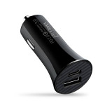 Incarcator Auto USB Pitaka Smart Car, Quick Charge 3 + Power Delivery, 36W, 1 X USB - 1 X USB Tip-C, Fibra Aramida, Negru CA2001