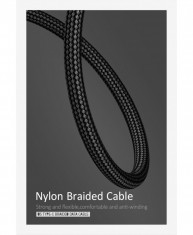 Cablu date usams aluminium braided us-sj221 u5 type-c negru foto