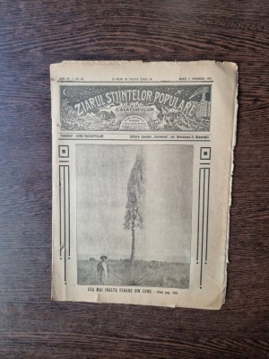 Ziarul Științelor Populare și al Călătoriilor - nr 46/1915 - foto