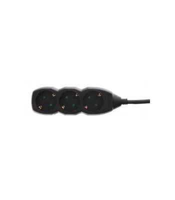 Prelungitor 3 prize 3m 3xG1.5mmp 3500W 16A negru Well foto