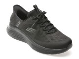 Cumpara ieftin Pantofi sport SKECHERS negri, SKECH-LITE PRO, din material textil