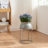Suport plante Assen metal 38x23,5cm gri [en.casa] HausGarden Leisure, [en.casa]
