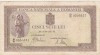 Bancnotă Rom&acirc;nia 500 lei 1941 BNR, B/10 0556537, Castelul Peleș