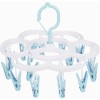 Uscator de Rufe Suspendat, cu 16 Carlige, Rotire 360 Grade, Mateiral Plastic, Usor de Depozitat, Multifunctional, 26 x 21 cm