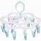 Uscator de Rufe Suspendat, cu 16 Carlige, Rotire 360 Grade, Mateiral Plastic, Usor de Depozitat, Multifunctional, 26 x 21 cm