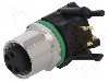Conector M8, 4 pini, clasa etanseitate IP67, IP68, DEGSON ELECTRONICS - SR-M8A-04P-FF-SF7005-00A(H)