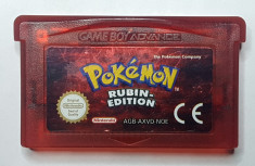 Joc retro Game boy Gameboy Advance retro Pokemon Rubin Edition colectie foto