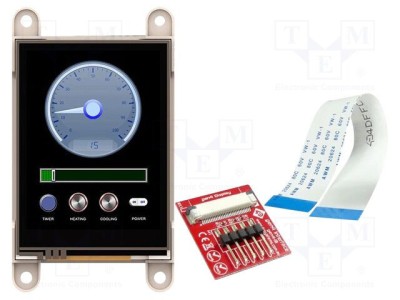 Afișaj TFT 2,4&amp;quot; 240x320 14kB FLASH 14kB RAM 304cd/m2 4D Systems foto
