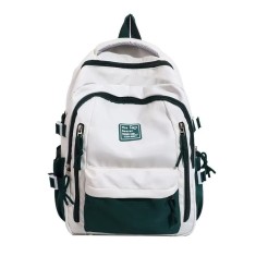 Rucsac dama, Renaya GT3713, Verde/Alb