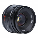 Cumpara ieftin Obiectiv manual 7Artisans 35mm F1.4 Negru pentru MFT M4/3-Mount DESIGILAT