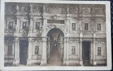 Carte postala, Vicenza, Teotro Olimpica, carte postala trimisa pictorului Aurel Bordenache, 1926