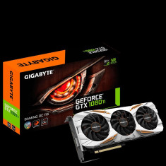 Placa video GIGABYTE NVIDIA GeForce GTX 1080 Ti Gaming OC 11G, N108TGAMING OC-11GD, PCI-E 3.0*16, 11GB GDDR5X, 352bit, Boost: 1657 MHz / Base: bulk foto
