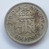 Anglia 6 pence 1942 argint, Europa