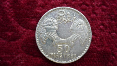 50 PIASTRES 1936 ARGINT ***** foto