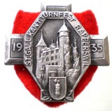 II.056 INSIGNA ELVETIA SPORT TURNFEST RAPPERSWIL 1935