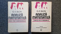 ANALIZA MATEMATICA. Spatii finit-dimensionale + Functii de o variabila - Silov