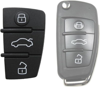 Set Butoane Cauciuc Techstar pentru Cheie Audi A3, A4, A5, A6, A8, Q5, Q7 - cu 3 Butoane foto