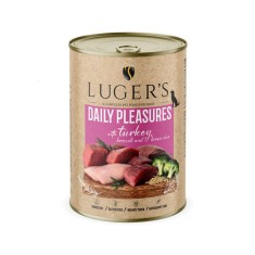 LUGER 039;S HRANA UMEDA CONSERVA CAINI CU CURCAN BROCCOLI 400G